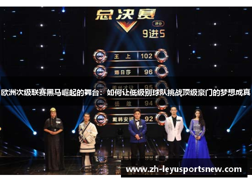欧洲次级联赛黑马崛起的舞台：如何让低级别球队挑战顶级豪门的梦想成真